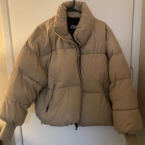 Zara TRF puffy jacket